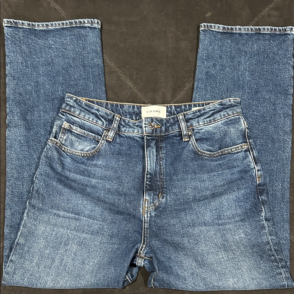 New Frame Denim Ruler Crop Jeans 29
